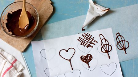How to pipe chocolate decorations