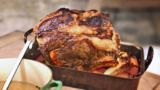 All-in-one rib roast with horseradish glaze