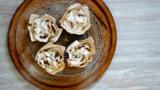 Crispy filo mince pies with pear and apple mincemeat