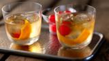 Old-fashioned whisky cocktail