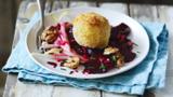 Roast beetroot with goats’ cheese