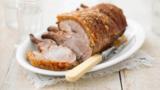 Roast pork with crackling