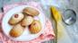 Madeleines with lemon curd