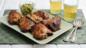 Sticky chicken thighs with lemon and honey