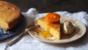 Almond and lemon polenta cake with orange mascarpone