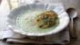 Broccoli and Stilton soup with Stilton croûtons