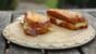 Gruyère and pancetta brioche sandwich
