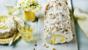 Lemon curd and pistachio meringue roulade