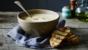 Roast parsnip and rosemary soup