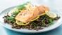 Salmon and Puy lentils with parsley