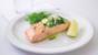 Salmon with green butter