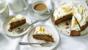 Sugar-free spiced carrot cake with orange cream cheese frosting 