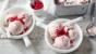 Sugar-free strawberry and banana ice cream 