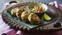 Thai fish cakes with a honey and cucumber dip 