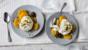 Warm, spiced oranges with labneh
